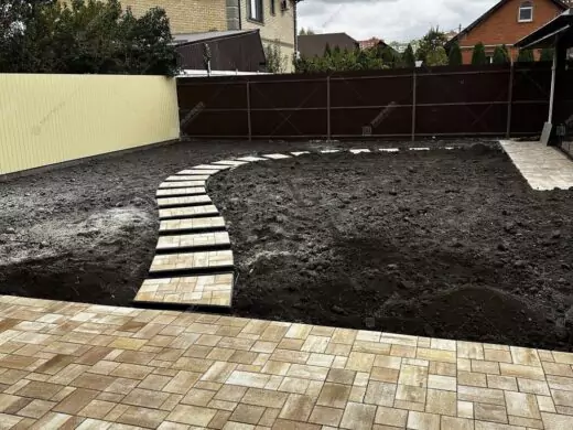 Тротуарная плитка Ландхаус №26 "Дубай", фактура гладкий, гранитная, мрамор, высота 40 мм, 60 мм-11